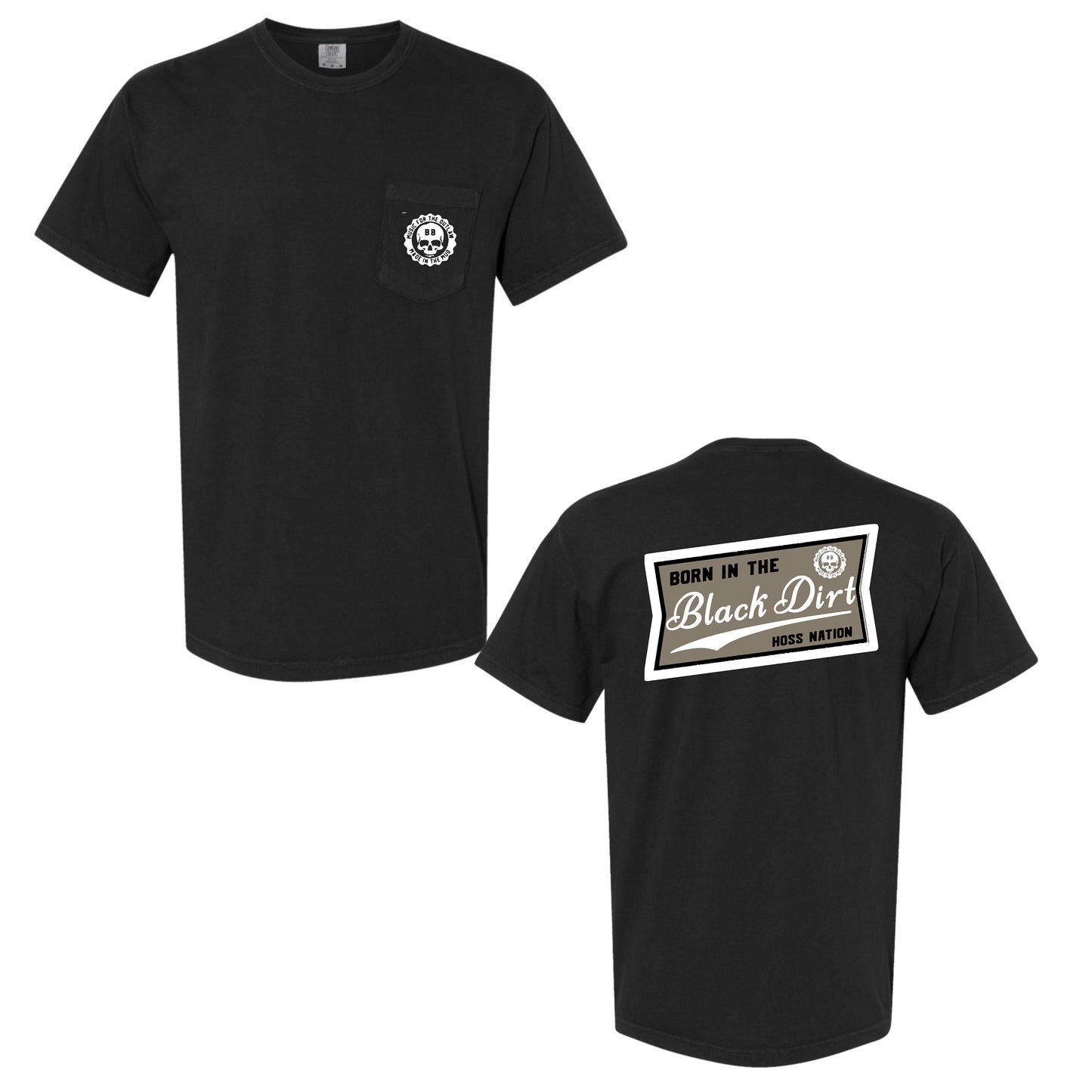 Born in the Black Dirt – Pocket Tee
